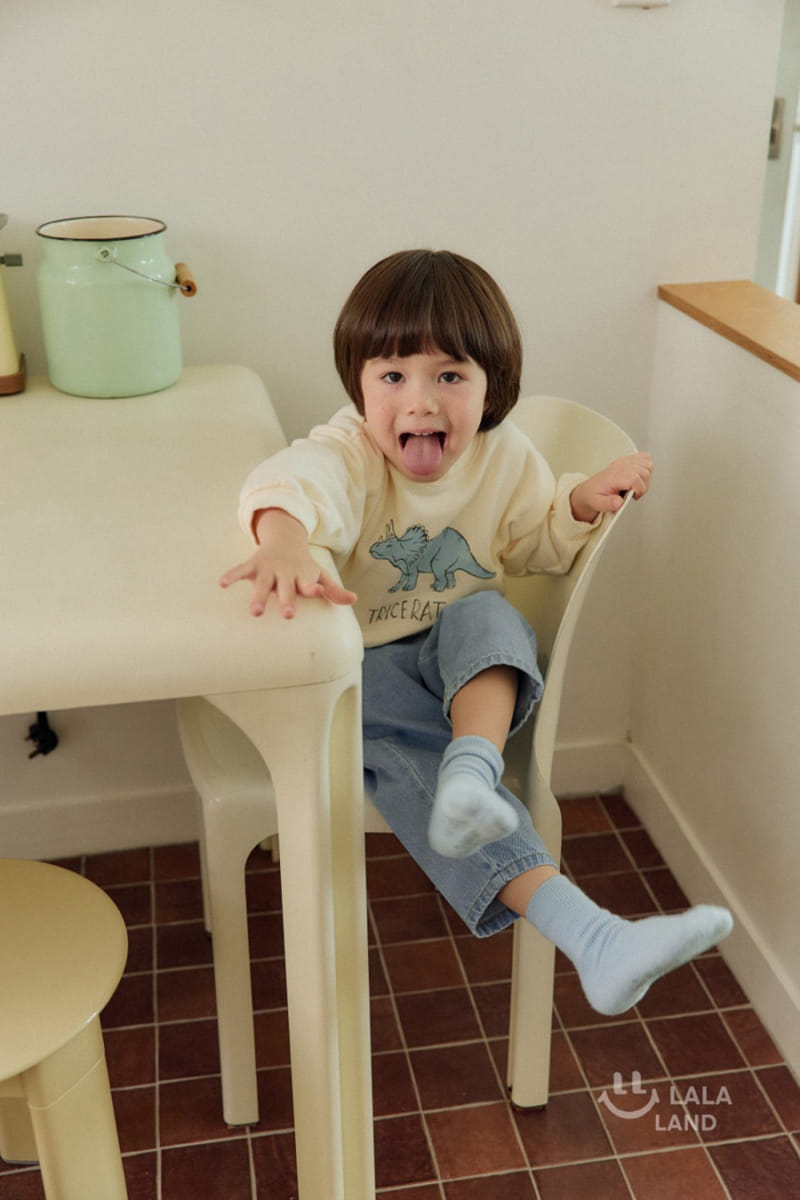 Lalaland - Korean Children Fashion - #littlefashionista - Dinosaur Sweatshirt - 4