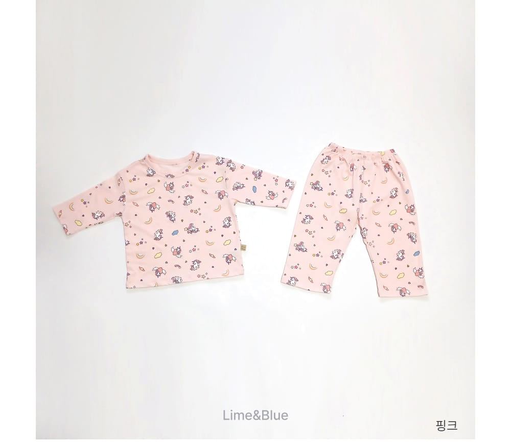 Lime & Blue - Korean Children Fashion - #Kfashion4kids - One Pick Uni Easy Wear - 8