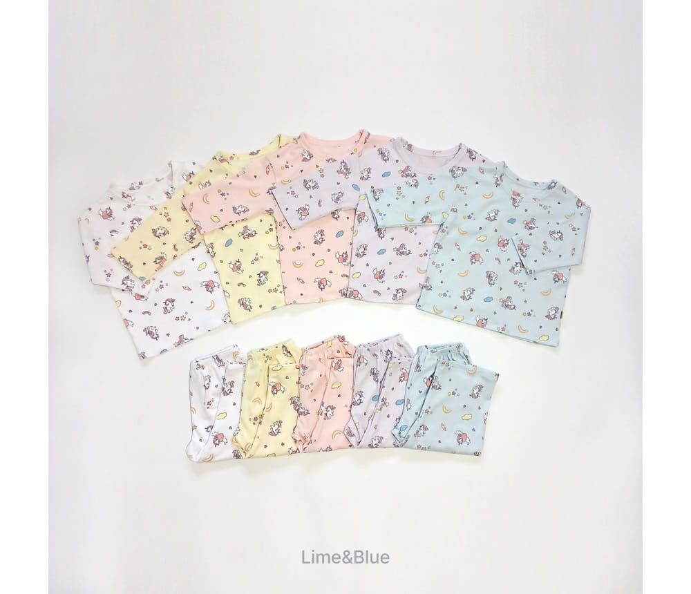 Lime & Blue - Korean Children Fashion - #discoveringself - One Pick Uni Easy Wear - 3