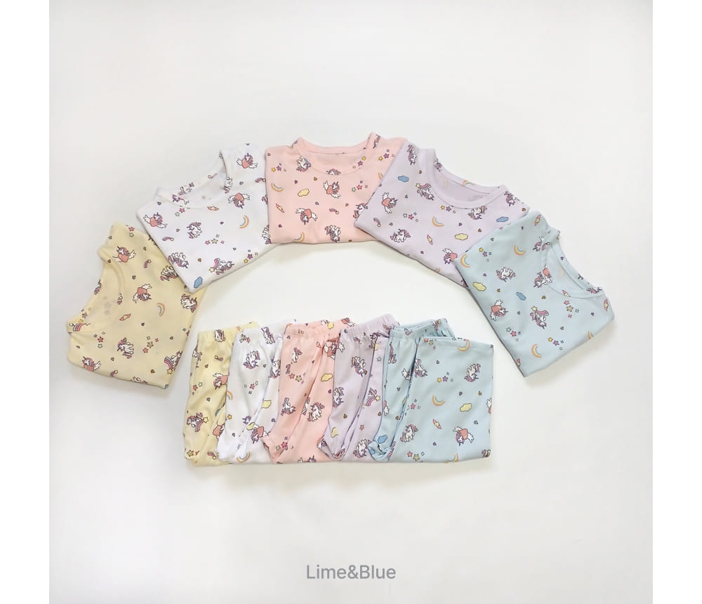 Lime & Blue - Korean Children Fashion - #discoveringself - One Pick Uni Easy Wear - 4