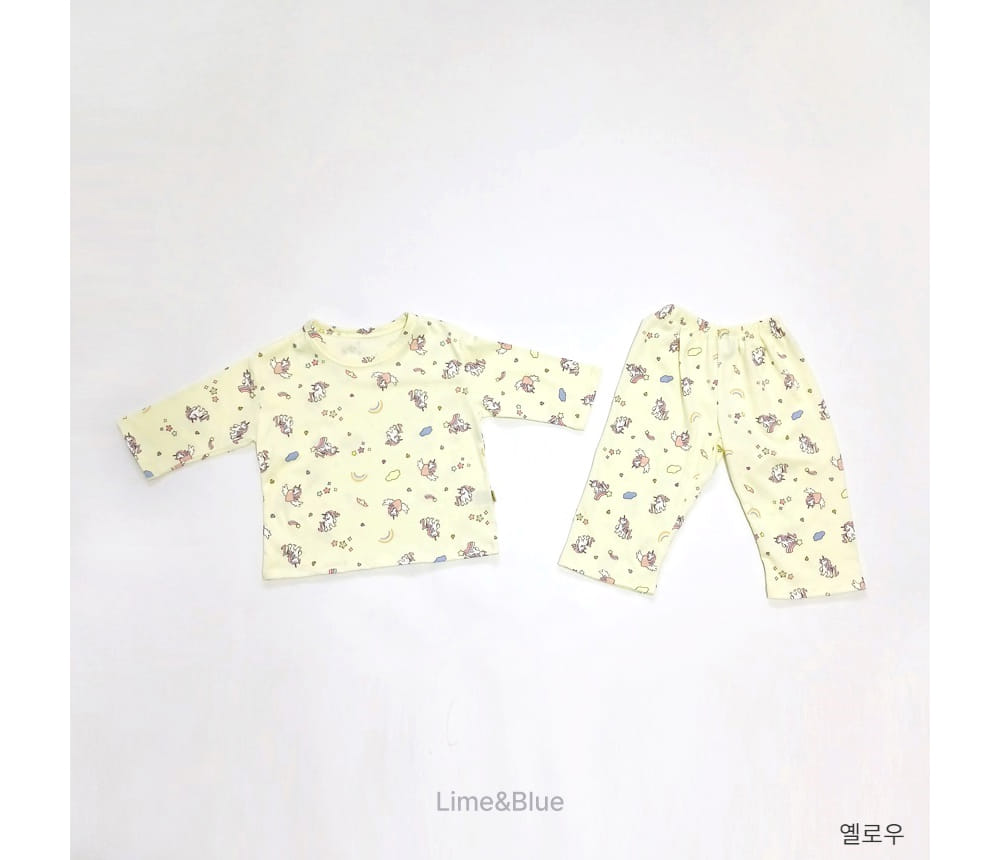 Lime & Blue - Korean Children Fashion - #kidzfashiontrend - One Pick Uni Easy Wear - 7