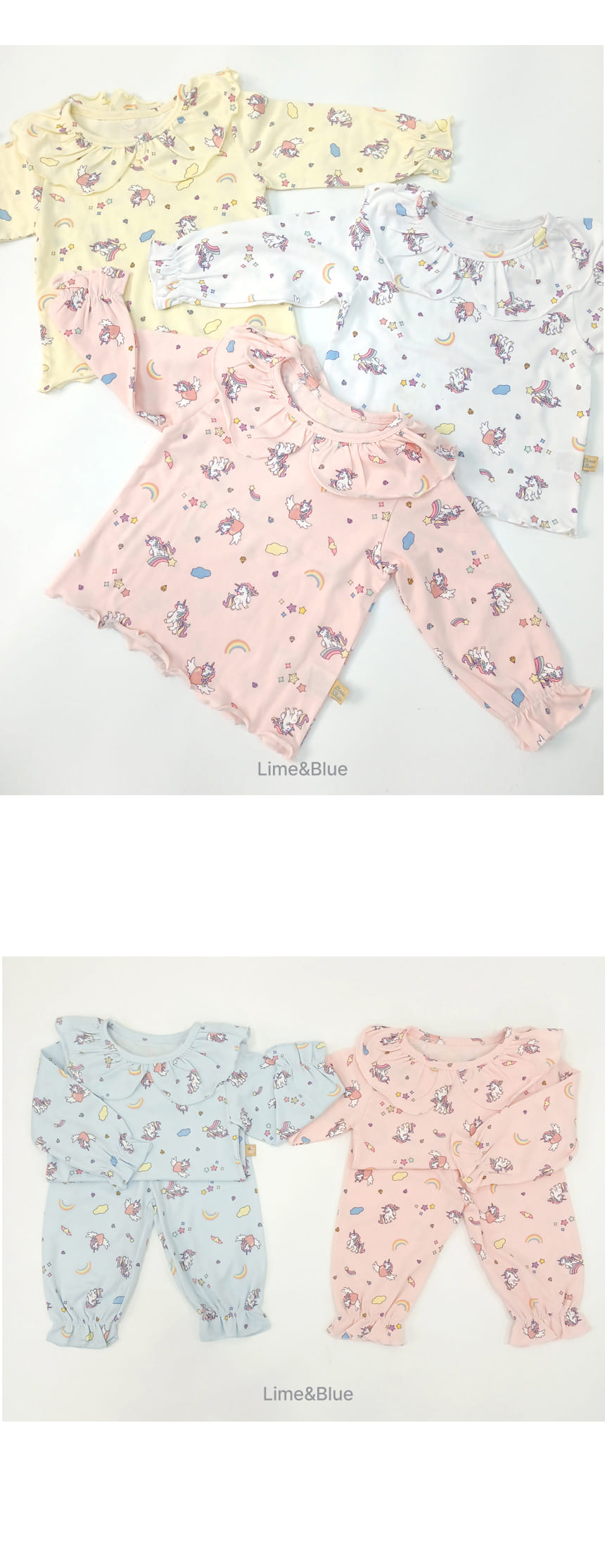 Lime & Blue - Korean Children Fashion - #prettylittlegirls - Lovely Uni Easy Wear