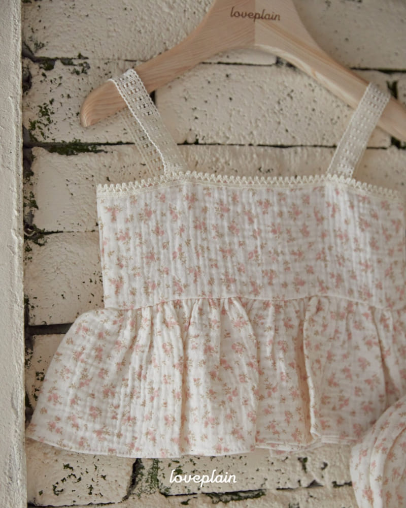 Loveplain - Korean Baby Fashion - #onlinebabyboutique - Mari Bustier Top Bottom Set - 5