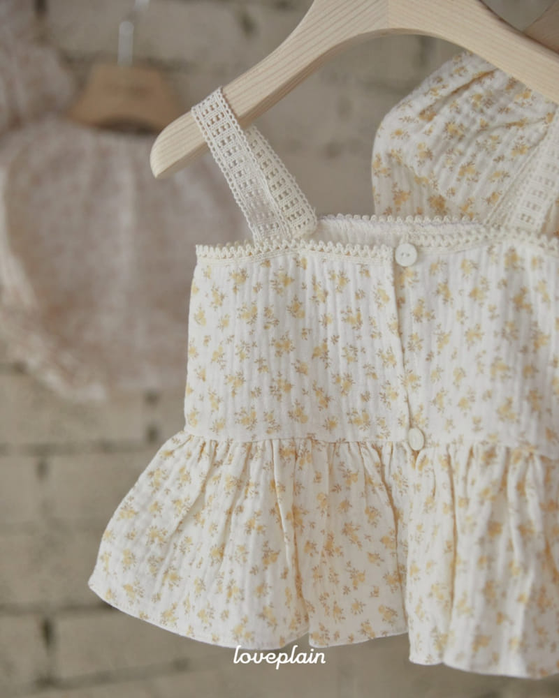 Loveplain - Korean Baby Fashion - #onlinebabyshop - Mari Bustier Top Bottom Set - 6