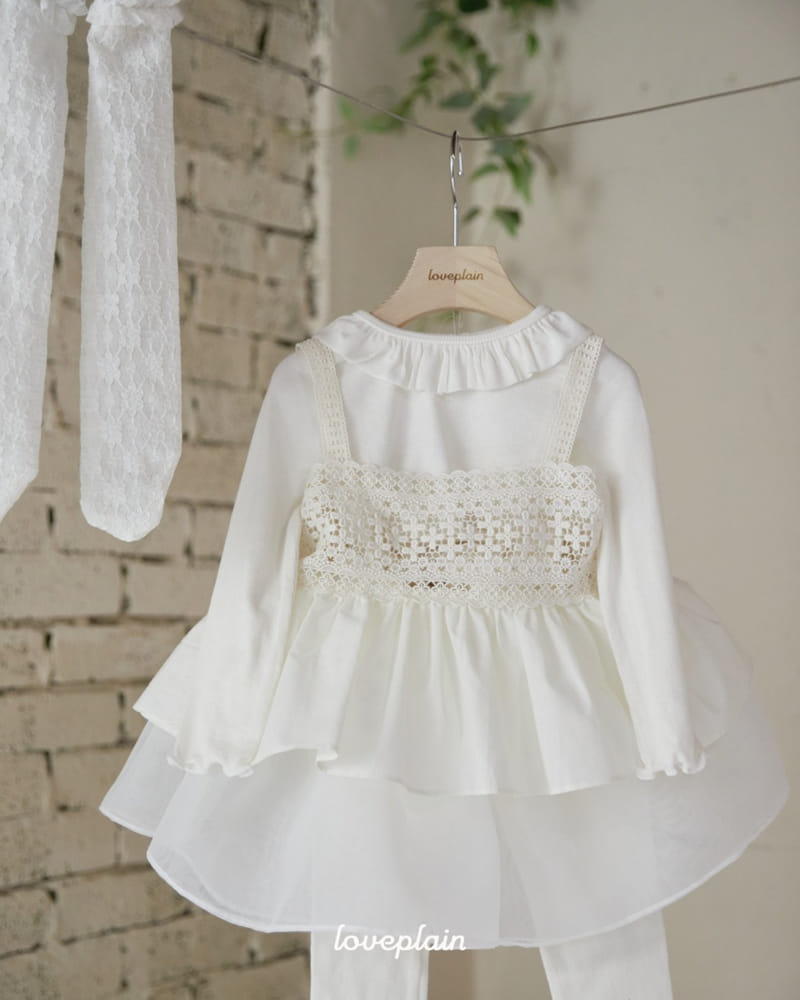 Loveplain - Korean Children Fashion - #designkidswear - Lucy Rib Tee - 10