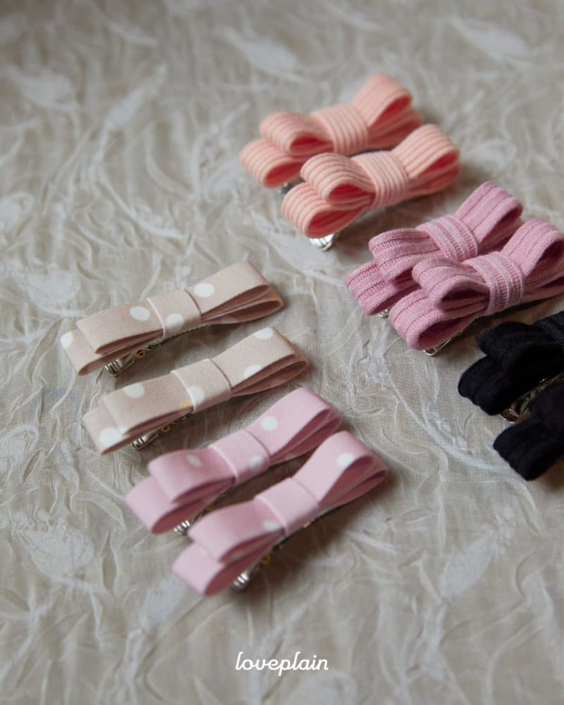 Loveplain - Korean Children Fashion - #discoveringself - Petite Ribbon Pin Set - 2