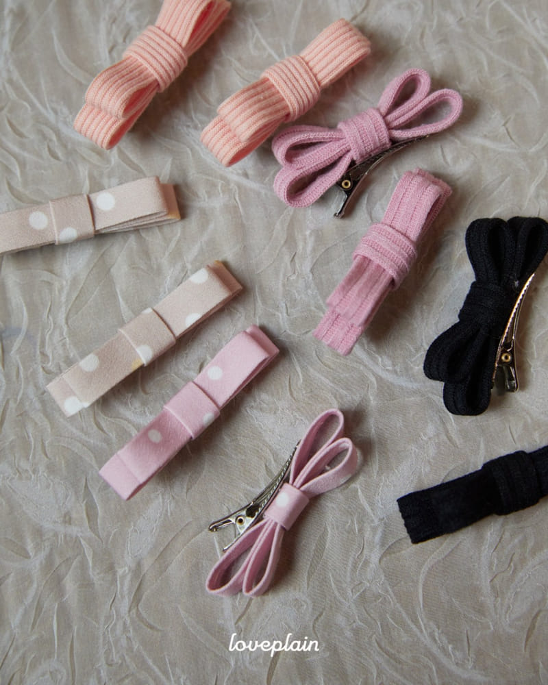 Loveplain - Korean Children Fashion - #fashionkids - Petite Ribbon Pin Set - 3