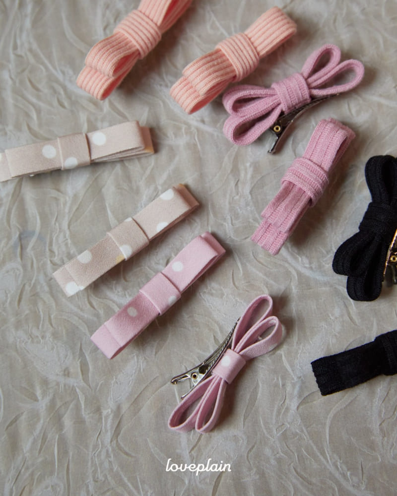 Loveplain - Korean Children Fashion - #kidzfashiontrend - Petite Ribbon Pin Set - 6
