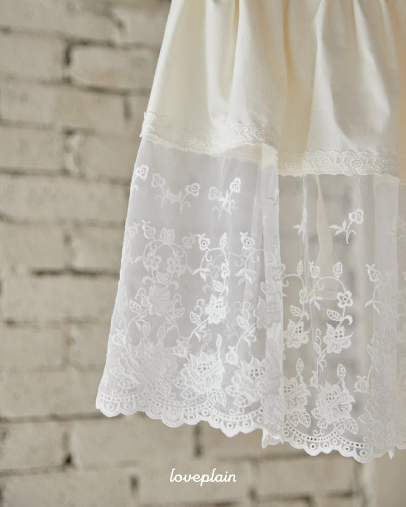 Loveplain - Korean Children Fashion - #magicofchildhood - Rose Apron - 2