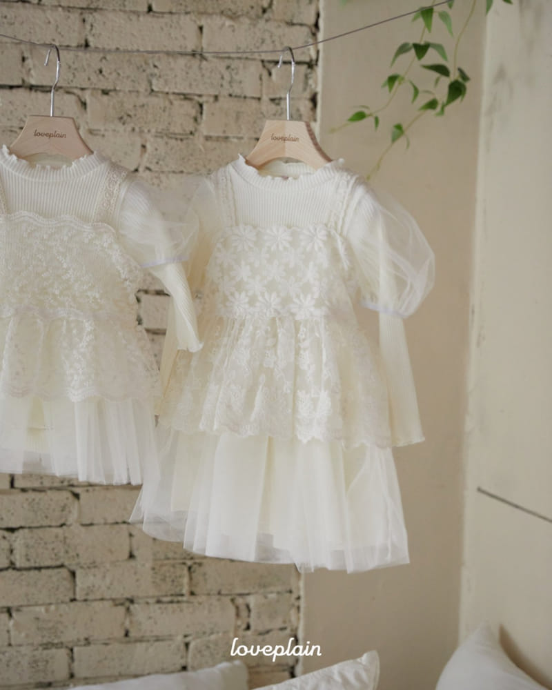 Loveplain - Korean Children Fashion - #stylishchildhood - Pure Rib Sha One-Piece - 3