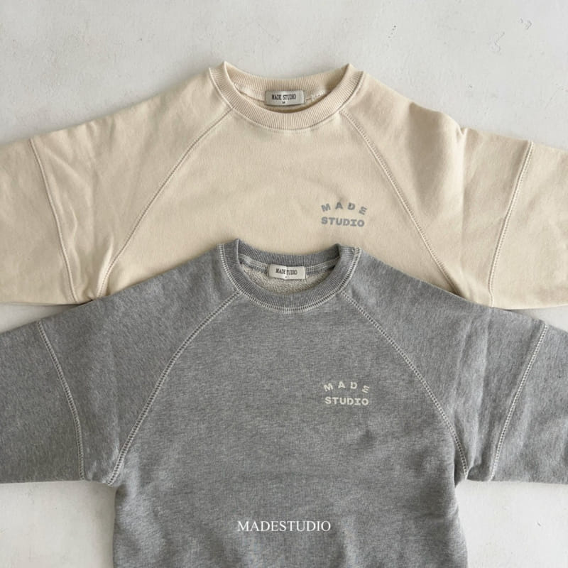 Made Studio - Korean Children Fashion - #childofig - Stitch Sweatshirt - 10