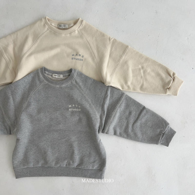 Made Studio - Korean Children Fashion - #childofig - Stitch Sweatshirt - 11