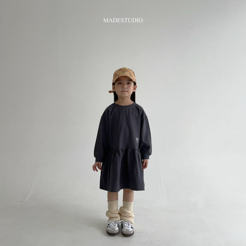 Made Studio - Korean Children Fashion - #kidzfashiontrend - Shirring One-Piece - 8