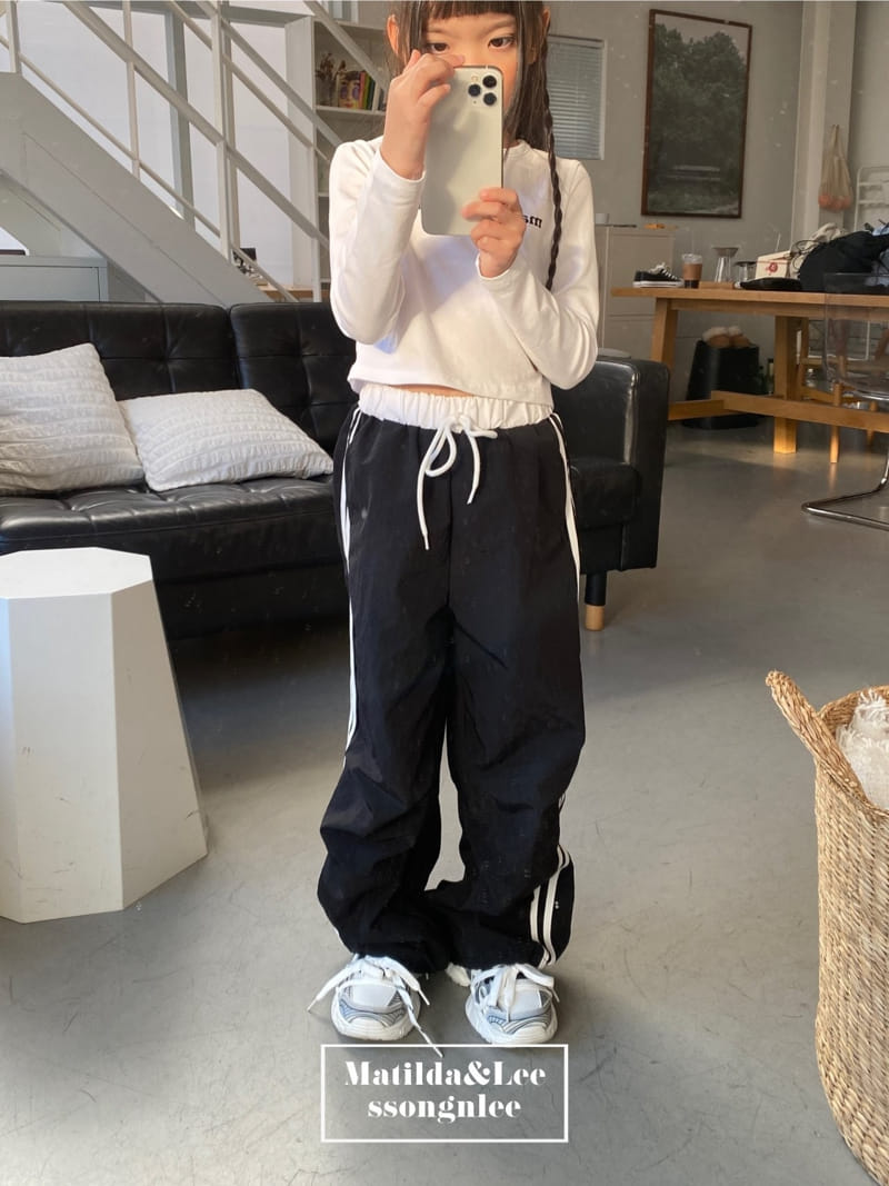 Matilda & Lee - Korean Children Fashion - #Kfashion4kids - Tape Pintuck Color Pants - 8