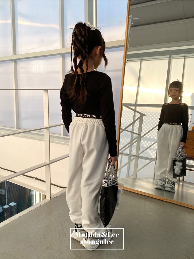 Matilda & Lee - Korean Children Fashion - #childofig - Replica Band Jogger Pants - 5