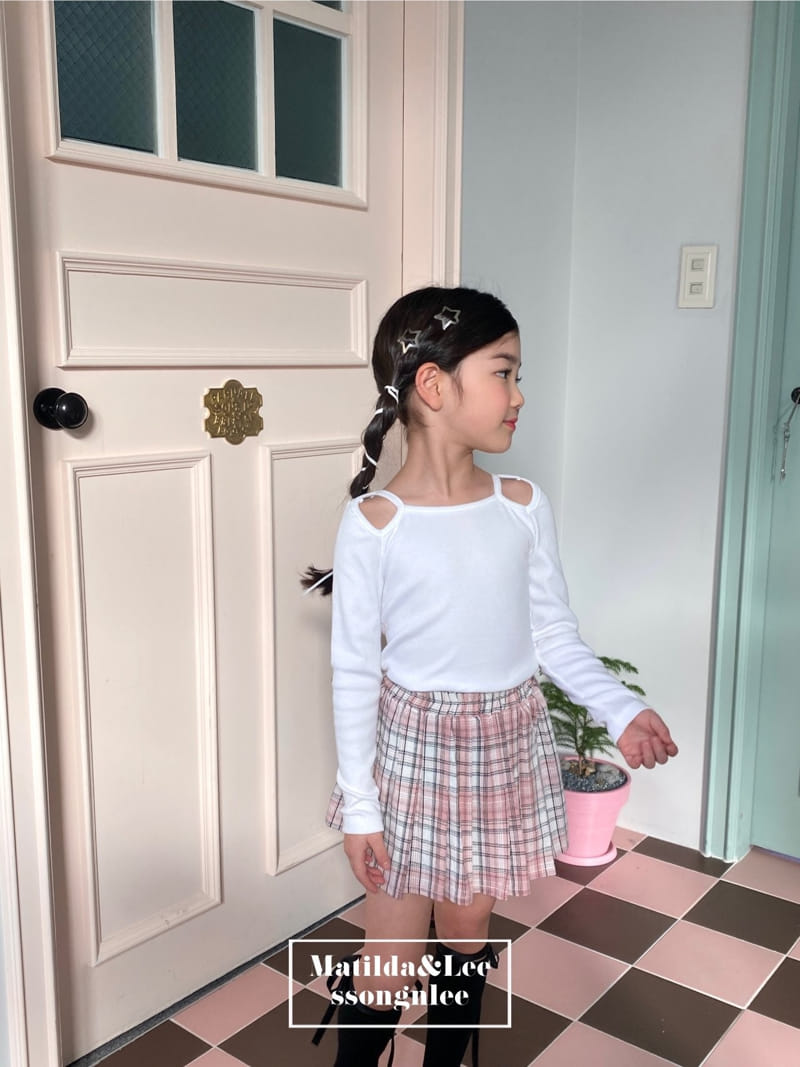 Matilda & Lee - Korean Children Fashion - #childofig - Shoulder Rib Tee - 8