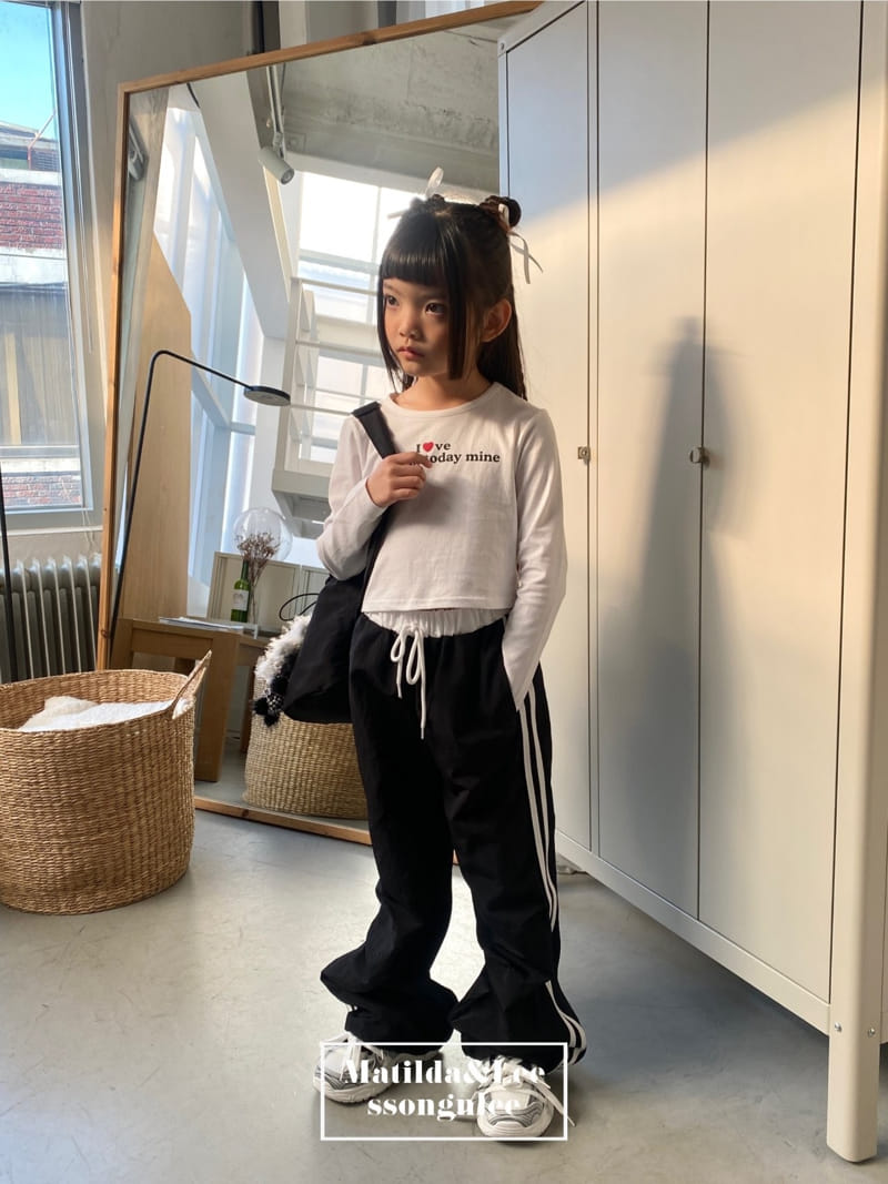 Matilda & Lee - Korean Children Fashion - #designkidswear - Tape Pintuck Color Pants - 2