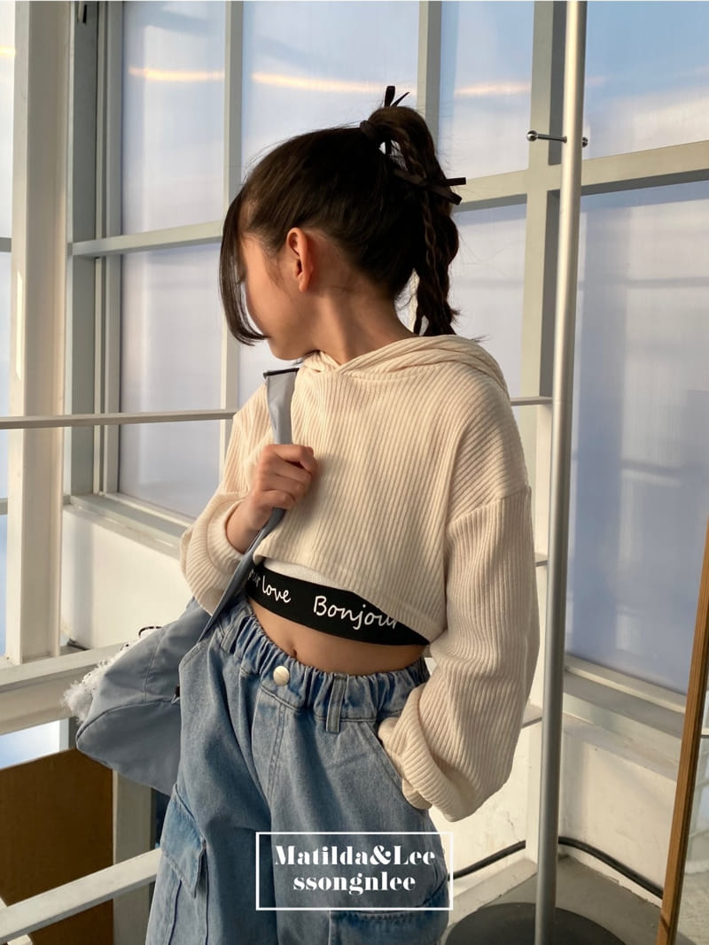 Matilda & Lee - Korean Children Fashion - #discoveringself - Loose Fit  Cargo Denim Pants - 7
