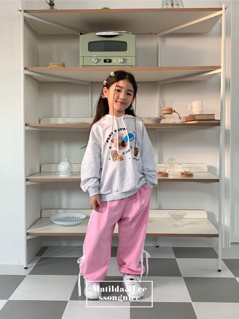 Matilda & Lee - Korean Children Fashion - #discoveringself - Ribbon Tape Jogger Pants - 6