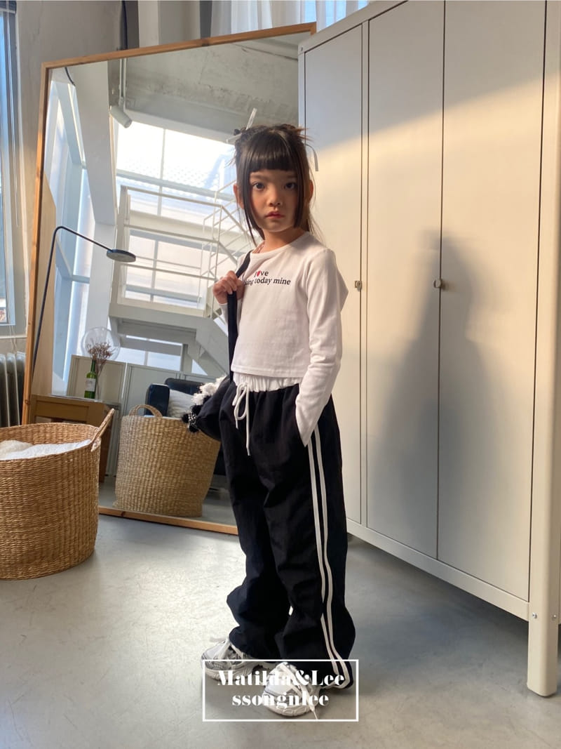 Matilda & Lee - Korean Children Fashion - #discoveringself - Tape Pintuck Color Pants - 3