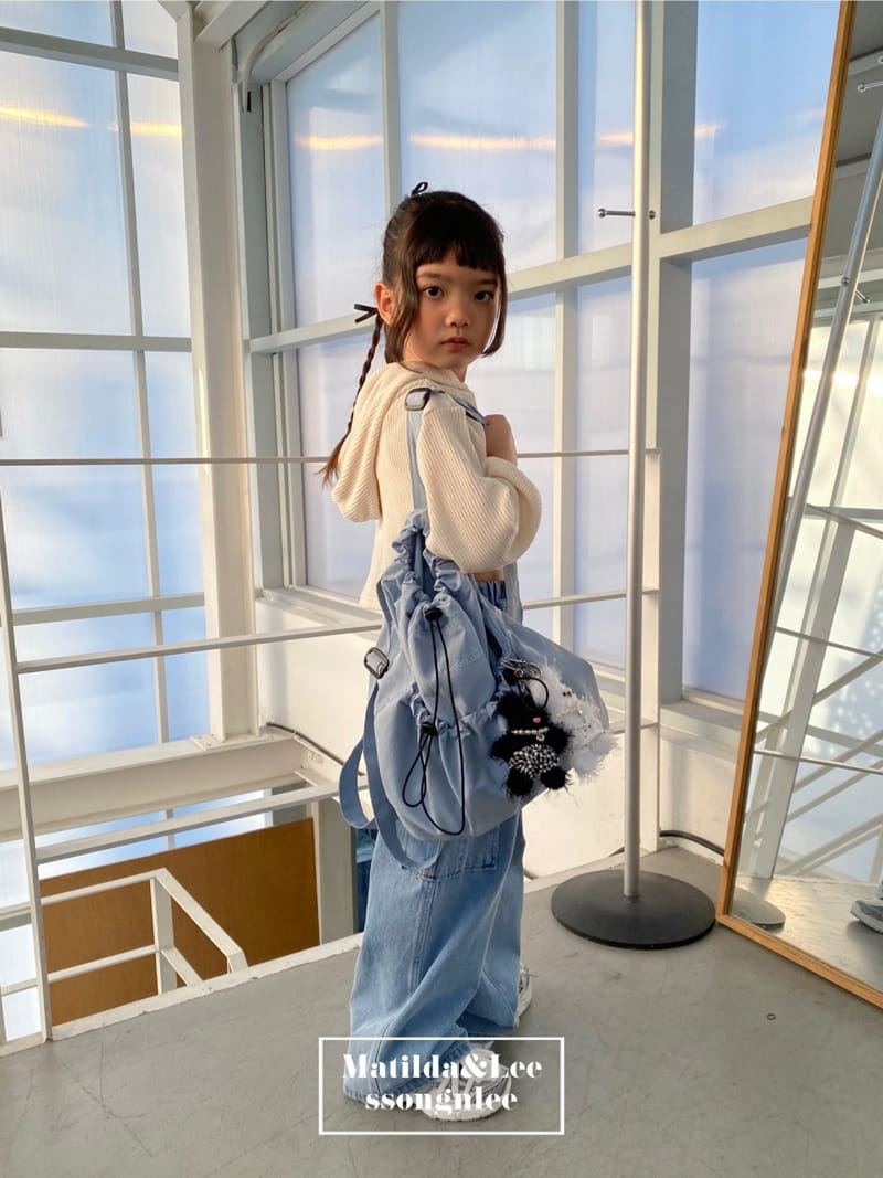 Matilda & Lee - Korean Children Fashion - #kidsshorts - Loose Fit  Cargo Denim Pants - 9