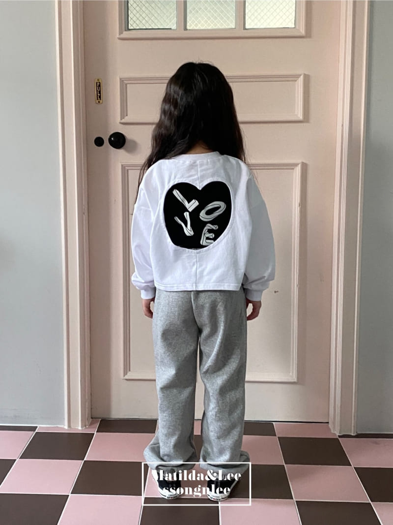 Matilda & Lee - Korean Children Fashion - #kidsstore - Back Heart Slit Tee - 10