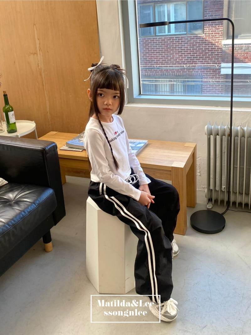 Matilda & Lee - Korean Children Fashion - #kidsstore - Tape Pintuck Color Pants - 6