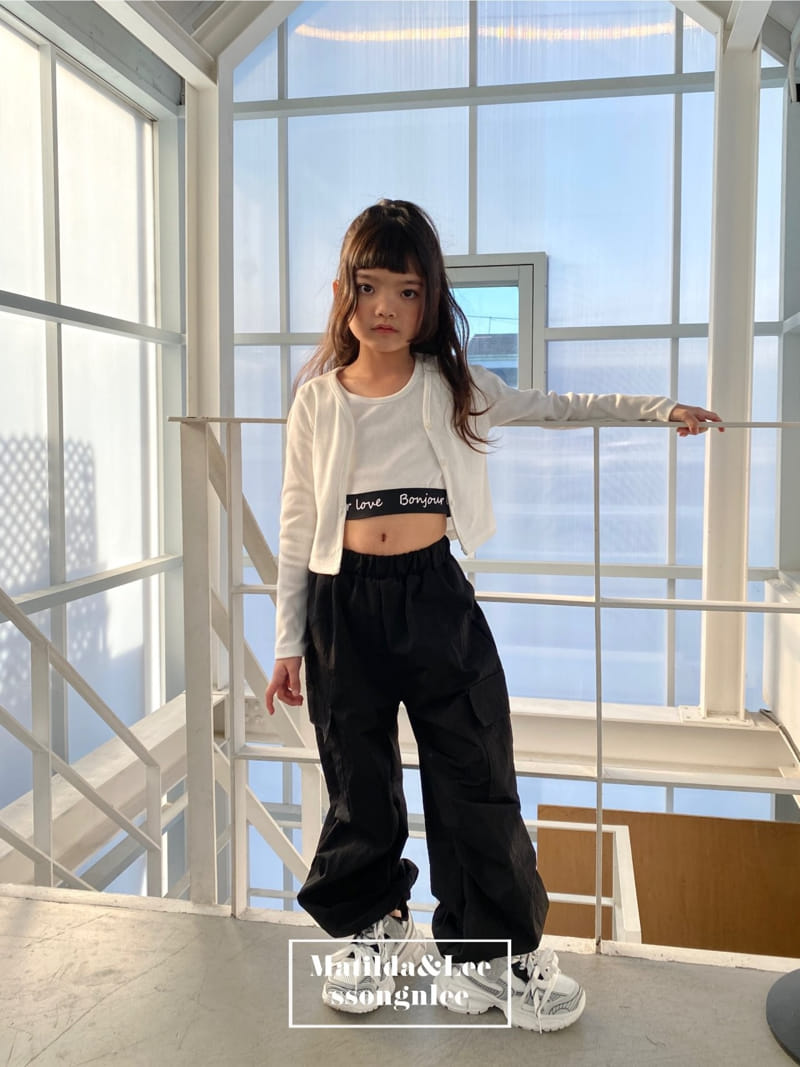 Matilda & Lee - Korean Children Fashion - #littlefashionista - Matilda Pintuck Cargo Pants - 4