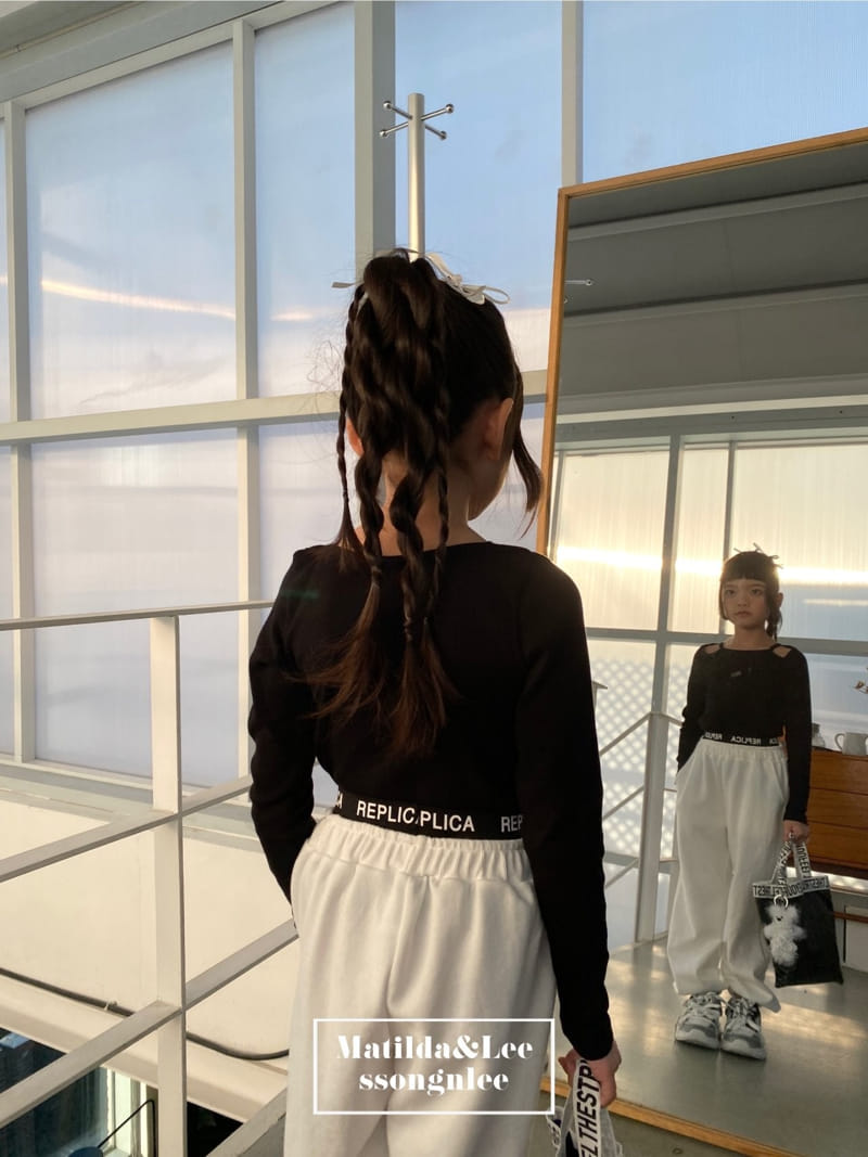 Matilda & Lee - Korean Children Fashion - #littlefashionista - Shoulder Rib Tee - 4
