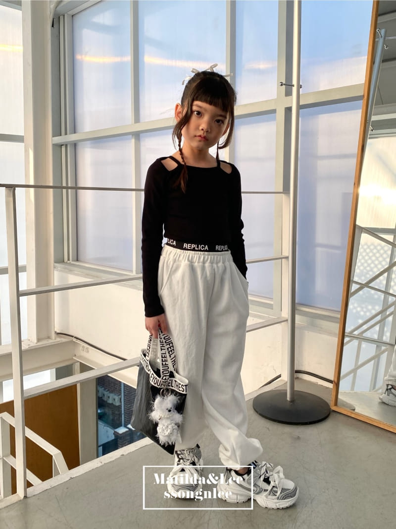 Matilda & Lee - Korean Children Fashion - #minifashionista - Replica Band Jogger Pants - 2
