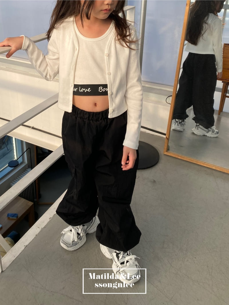 Matilda & Lee - Korean Children Fashion - #minifashionista - Matilda Pintuck Cargo Pants - 5
