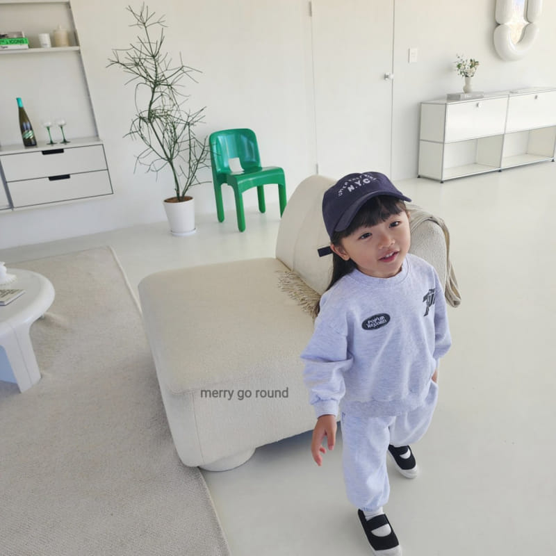 Merry Go Round - Korean Children Fashion - #Kfashion4kids - Record Top Bottom Set - 3