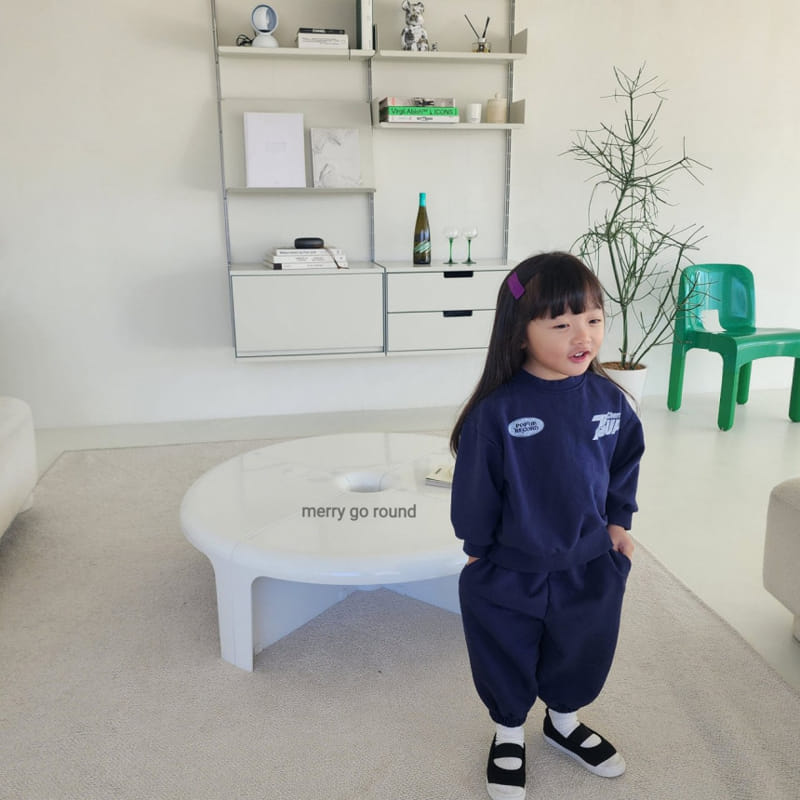 Merry Go Round - Korean Children Fashion - #childrensboutique - Record Top Bottom Set - 10
