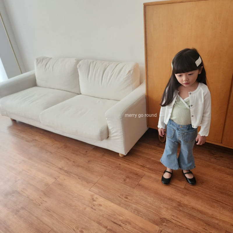 Merry Go Round - Korean Children Fashion - #discoveringself - Check Sleeveless Set - 4