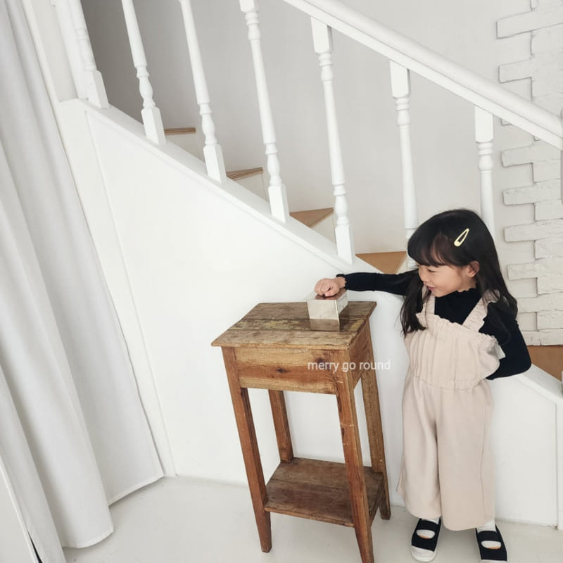 Merry Go Round - Korean Children Fashion - #kidsshorts - Frill Jumpsuit - 9