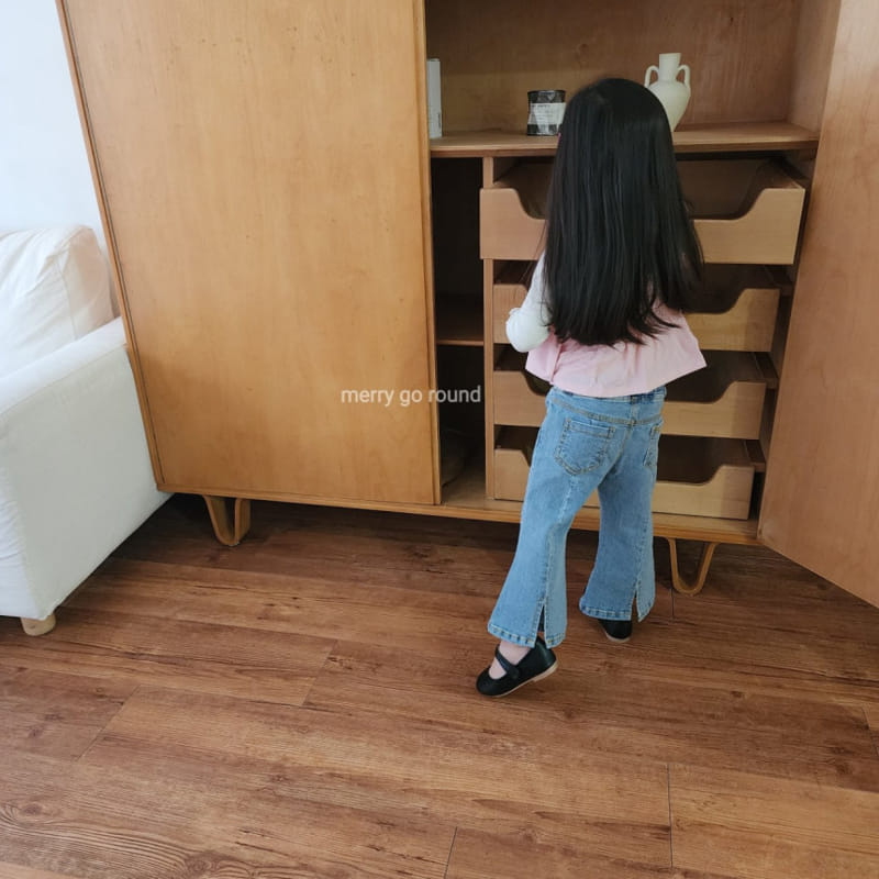 Merry Go Round - Korean Children Fashion - #kidsstore - Back Slit Boots Cut - 9