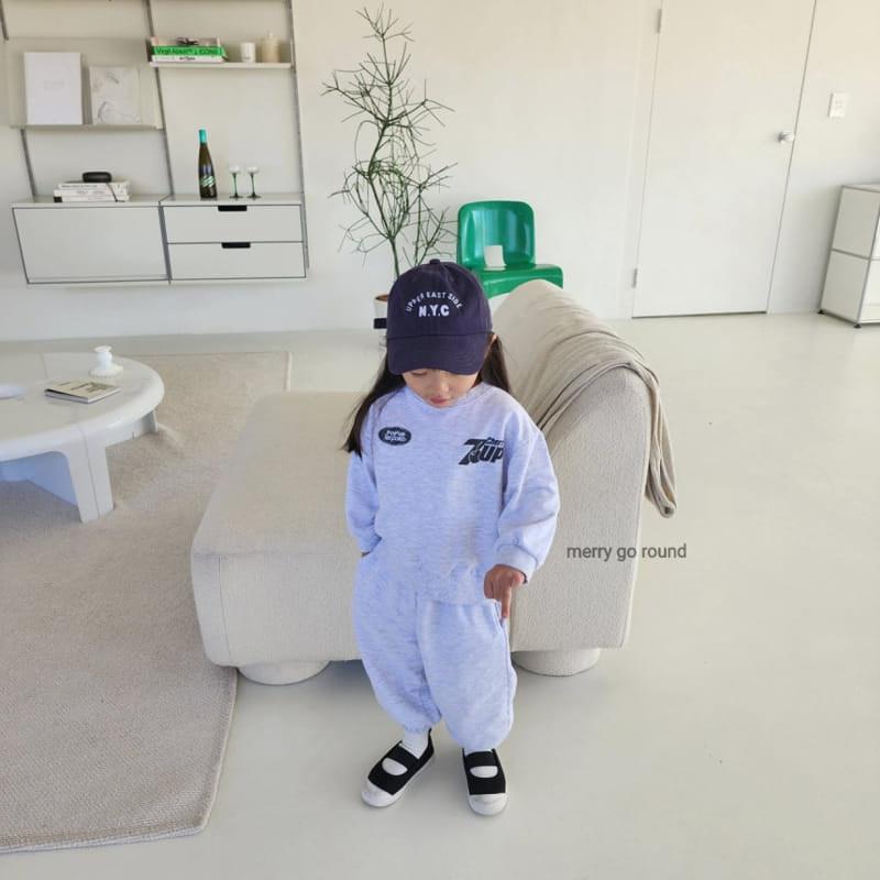 Merry Go Round - Korean Children Fashion - #kidzfashiontrend - Record Top Bottom Set - 2