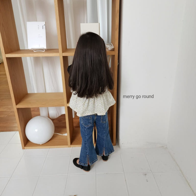 Merry Go Round - Korean Children Fashion - #kidzfashiontrend - Small Flower Bustier - 6