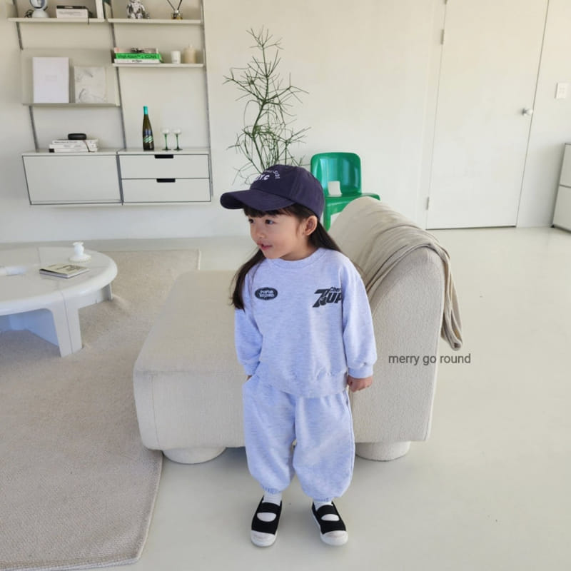 Merry Go Round - Korean Children Fashion - #Kfashion4kids - Record Top Bottom Set - 4