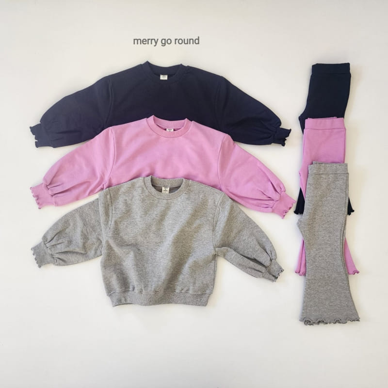 Merry Go Round - Korean Children Fashion - #littlefashionista - Jelly Top Bottom Set