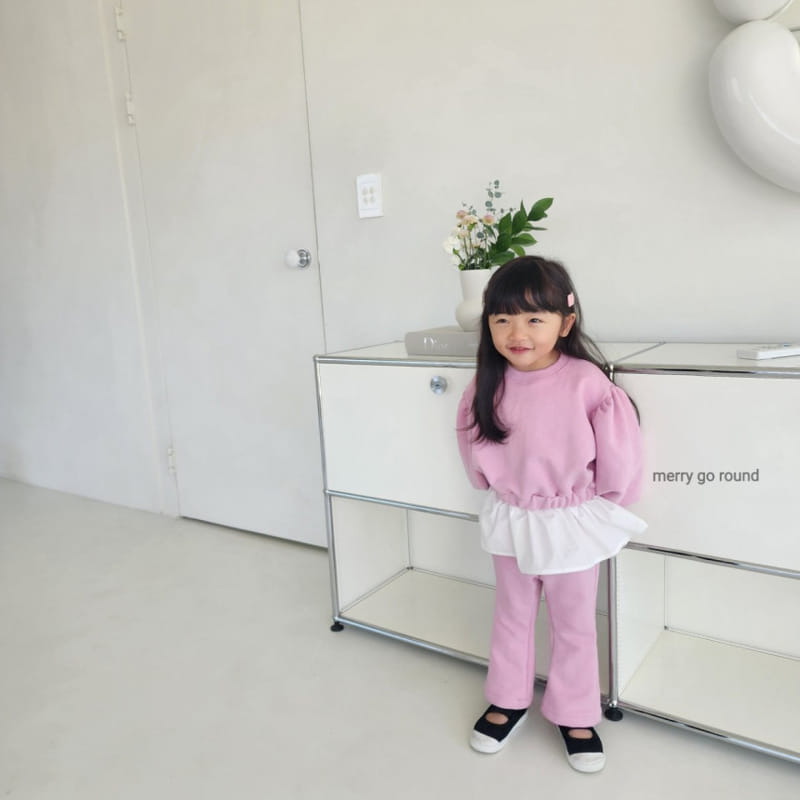 Merry Go Round - Korean Children Fashion - #prettylittlegirls - Shirt Sweatshirt Top Bottom Set - 5