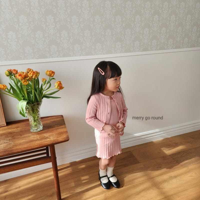 Merry Go Round - Korean Children Fashion - #prettylittlegirls - Rib One-Piece Set - 3