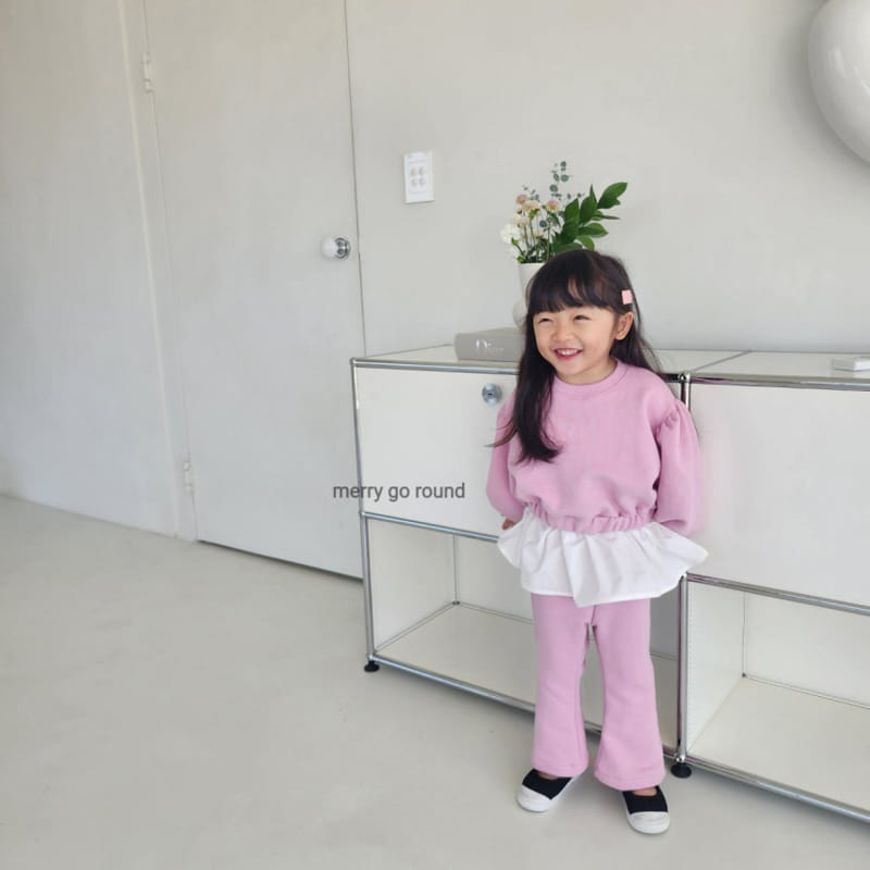 Merry Go Round - Korean Children Fashion - #todddlerfashion - Shirt Sweatshirt Top Bottom Set - 6
