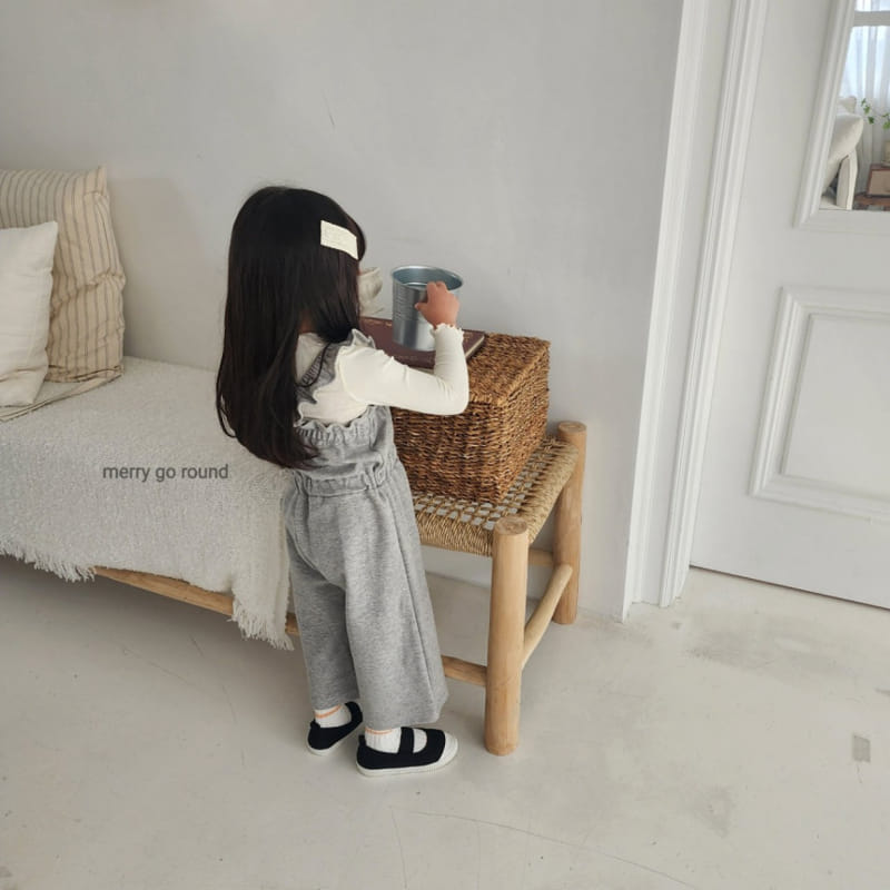 Merry Go Round - Korean Children Fashion - #toddlerclothing - Frill Jumpsuit - 2