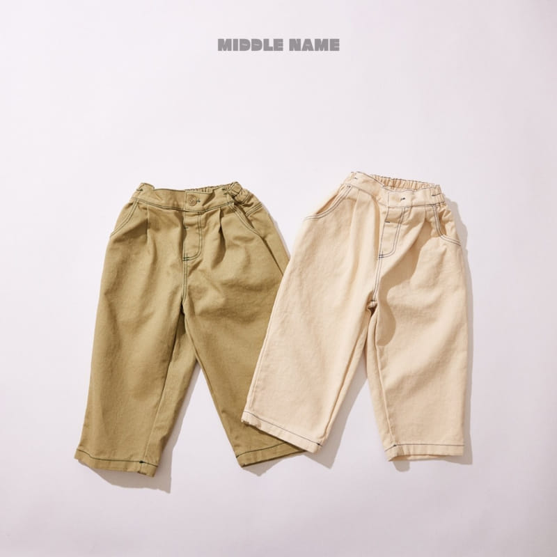 Middle Name - Korean Children Fashion - #designkidswear - Stitch Stafford Color Tee