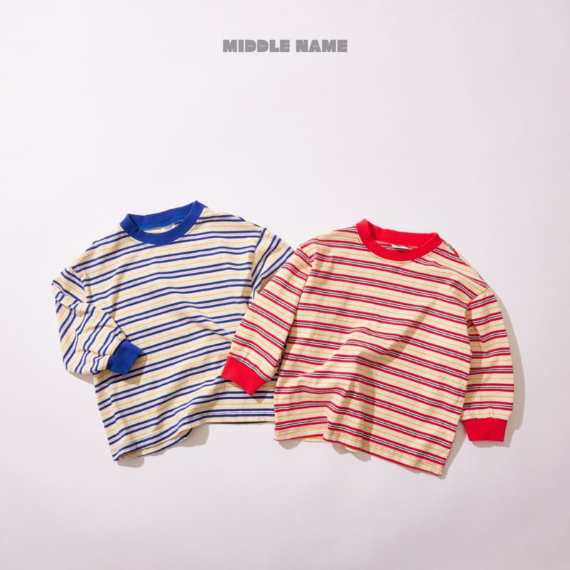 Middle Name - Korean Children Fashion - #discoveringself - Multi ST Tee