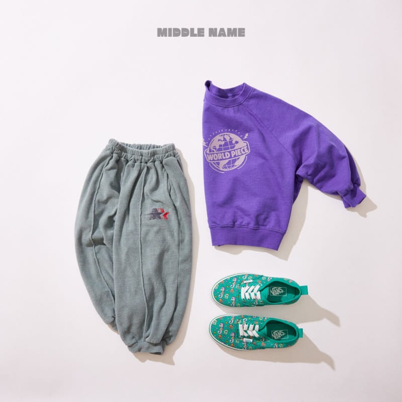 Middle Name - Korean Children Fashion - #fashionkids - Terry Star Jogger Pants - 6