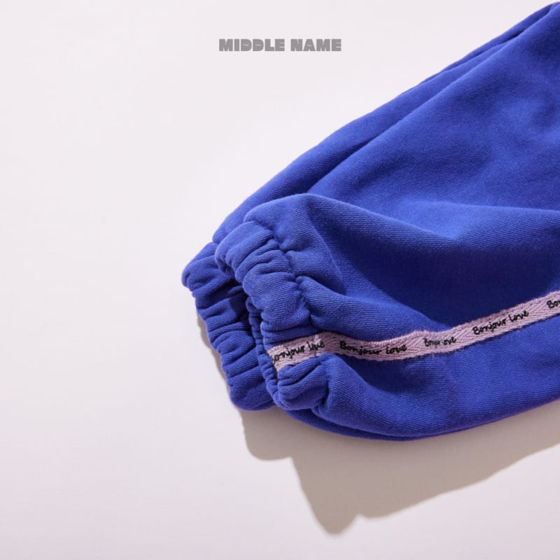 Middle Name - Korean Children Fashion - #kidsshorts - Tape  Jogger Pants - 5