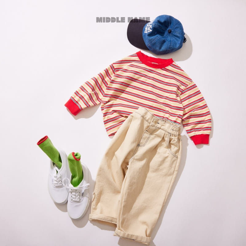 Middle Name - Korean Children Fashion - #kidsshorts - Multi ST Tee - 4
