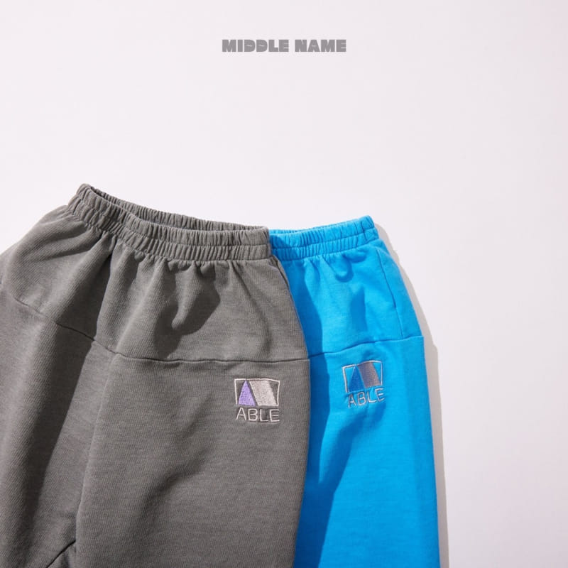 Middle Name - Korean Children Fashion - #kidsstore - Pig Able Embroidery Pants - 4